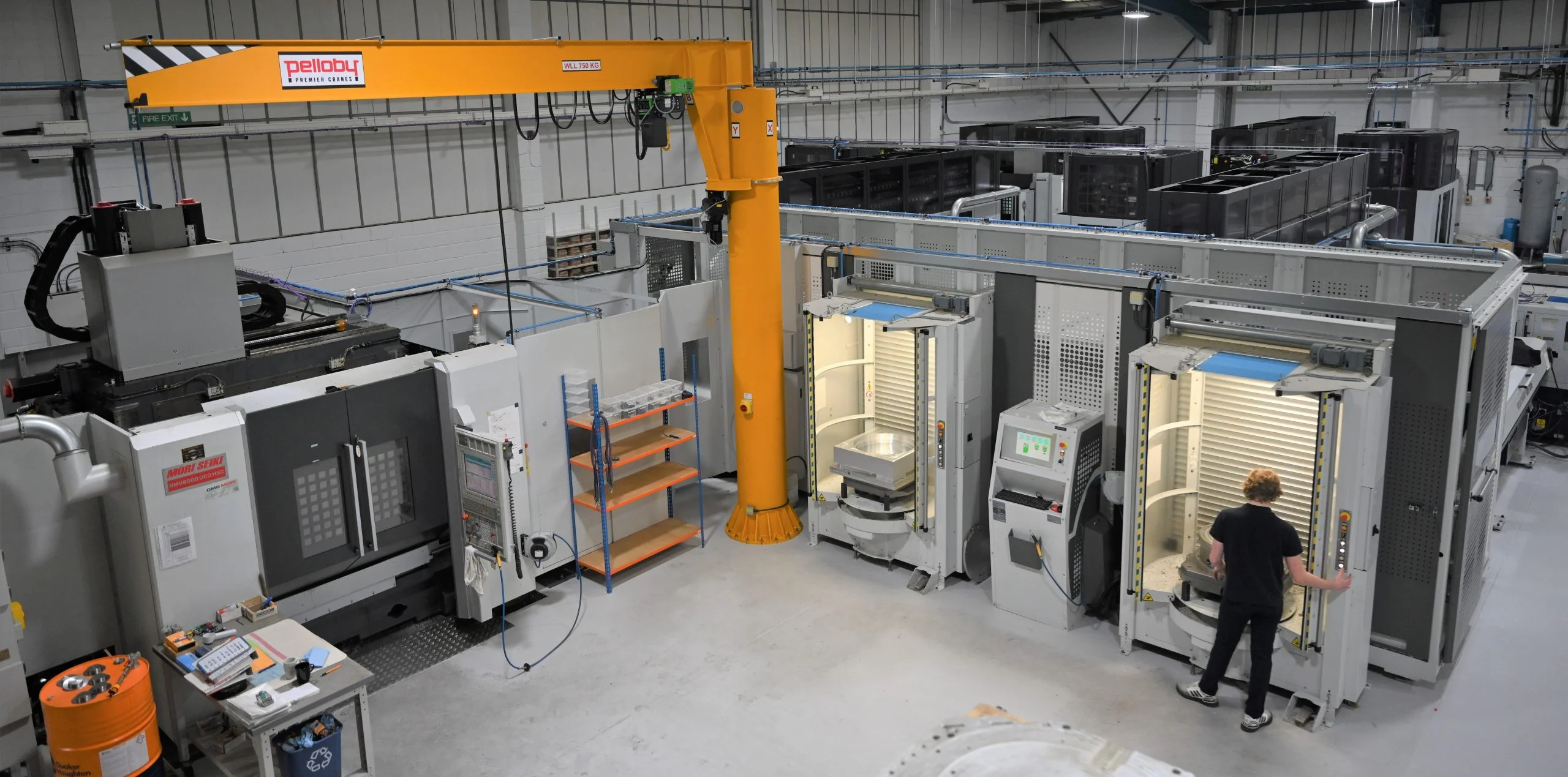large component machining
